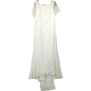 torrid ivory lace maxi dress Torrid Ivory Lace Tiered Boho Prairie Maxi Dress NEW